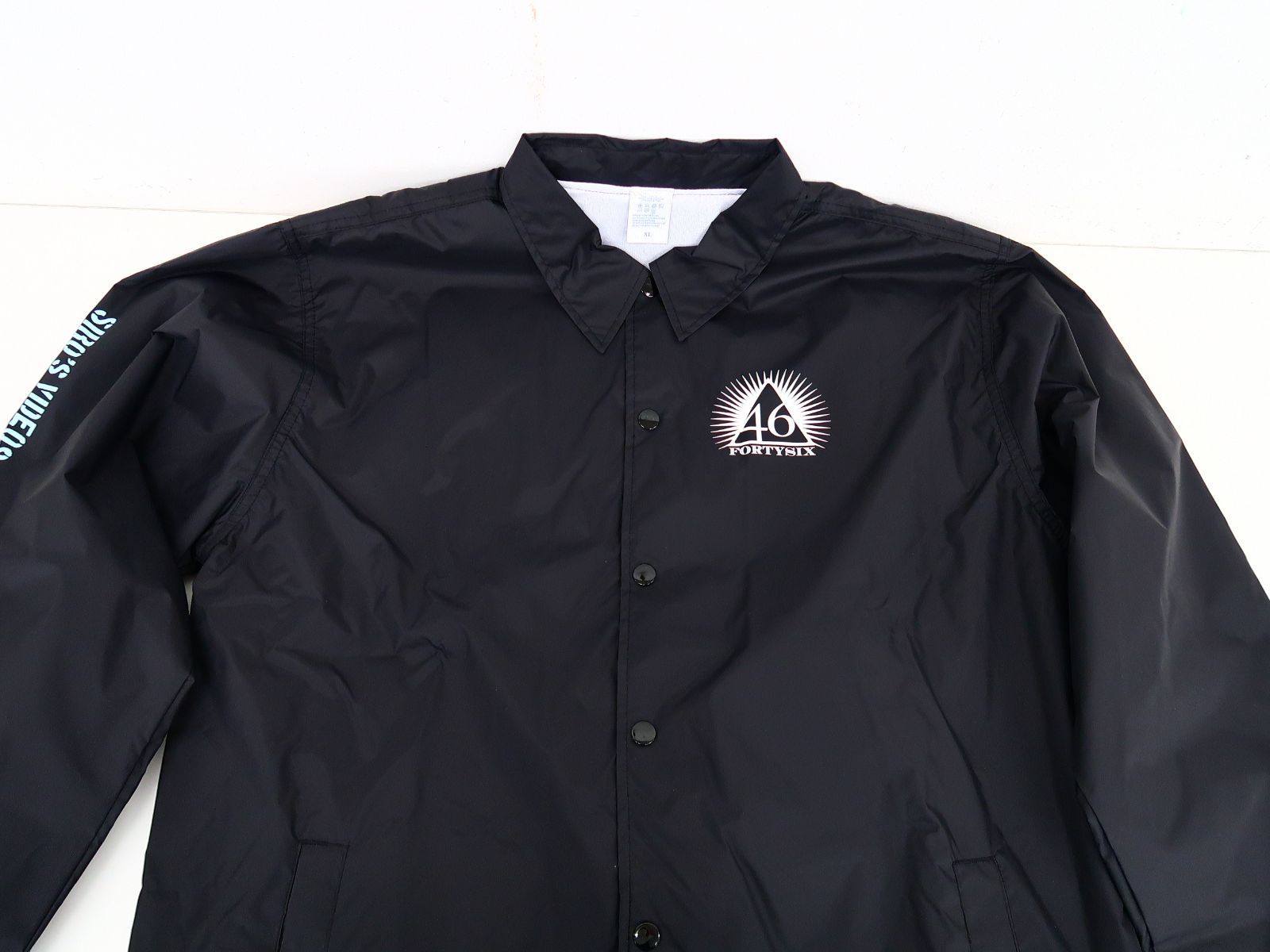 シロ 42×VTuber 電脳少女シロ コーチジャケット ブラック XLサイズ