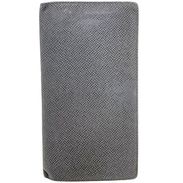 ルイヴィトン 札入れ タイガ ポルト フォイユ ロン レザー 革 グラシエ グレー系 M32644 LOUIS VUITTON 二つ折り長札入れ 長財布 財布 ロングウォレット ウォレット サイフ メンズ 紳士 男性