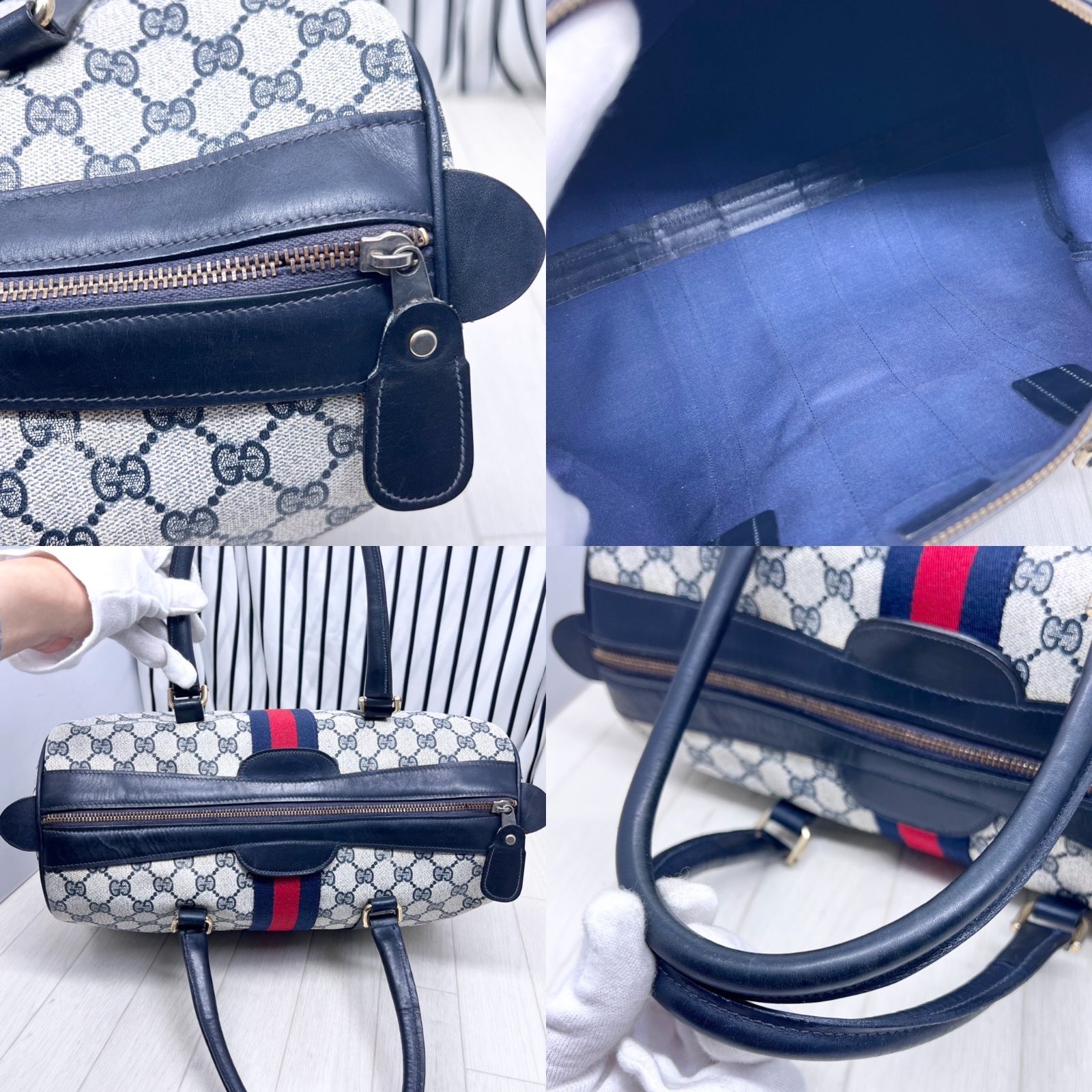 極美品✨グッチ ボストンバッグ シェリーライン GG プラス PVC 大容量 楽天市場】【バッグ】GUCCI グッチ オールドグッチ GGプラス