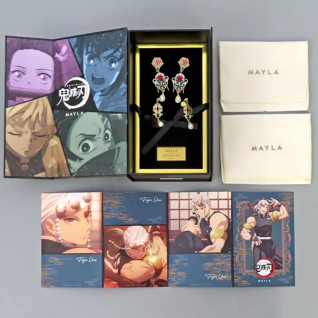 鬼滅の刃 鬼滅 宇髄天元 天元 ピアス アクセサリー MAYLA 限定 【中古