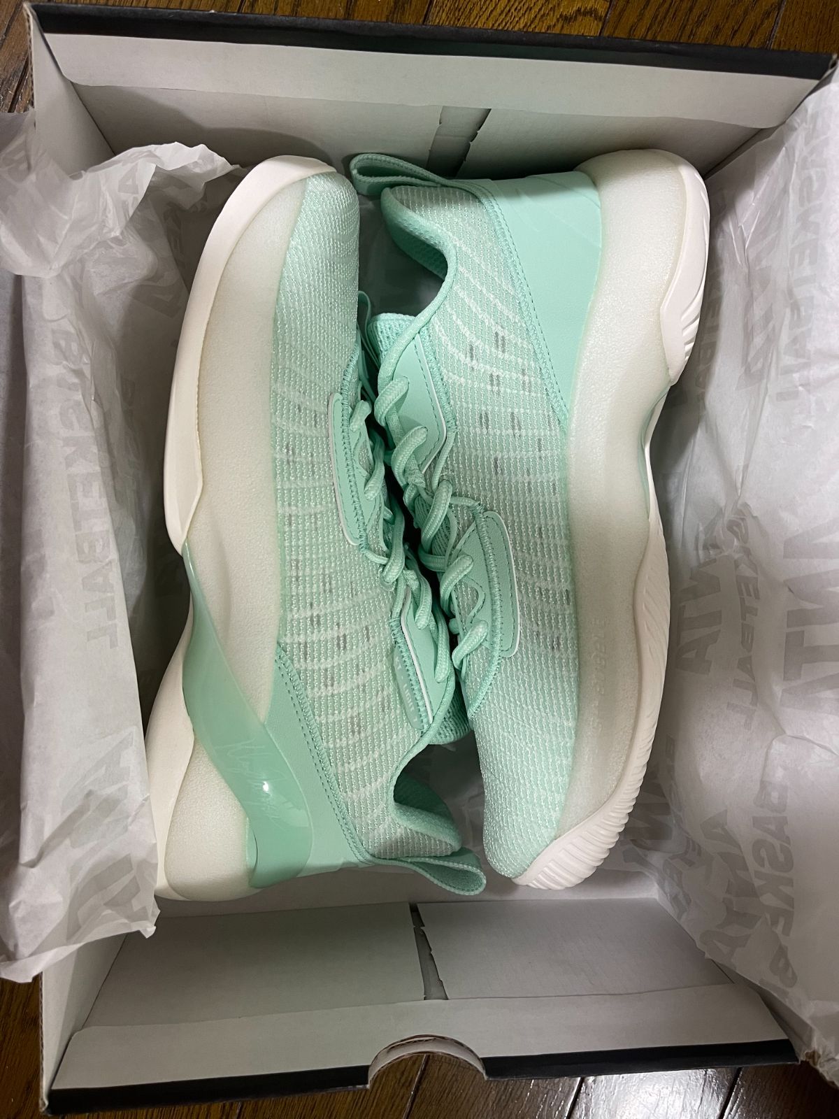 アンタ クレイ・トンプソンNBA バッシュKT7 Lightグリーン25.5cm