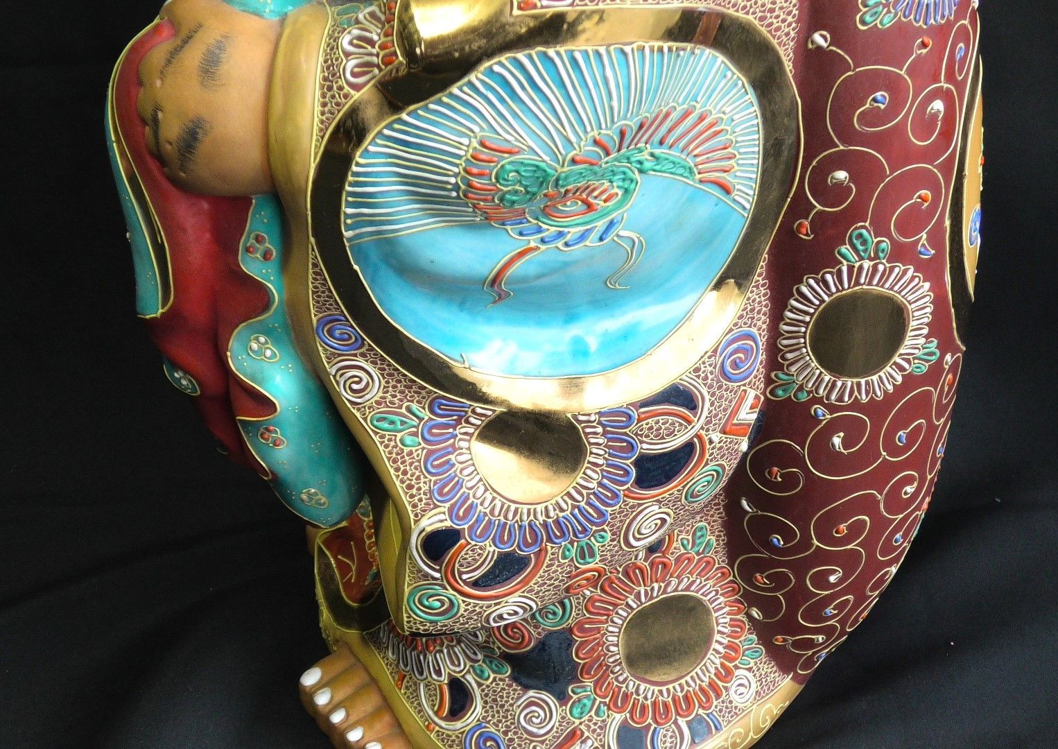 布袋様 九谷焼 置物 骨董品 インテリア 和風 オブジェ 布袋様 九谷焼 置物 骨董品 インテリア 和風 オブジェ - メルカリ