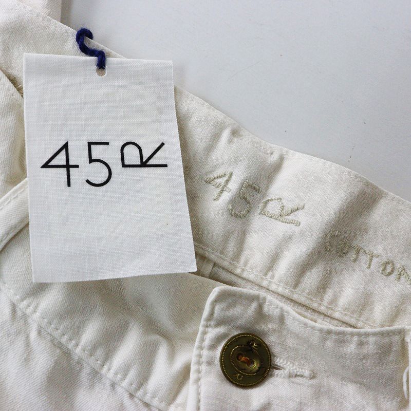 ヨットホワイトの908ベイカーパンツ 45R（フォーティファイブアール）の「ヨットホワイトの908