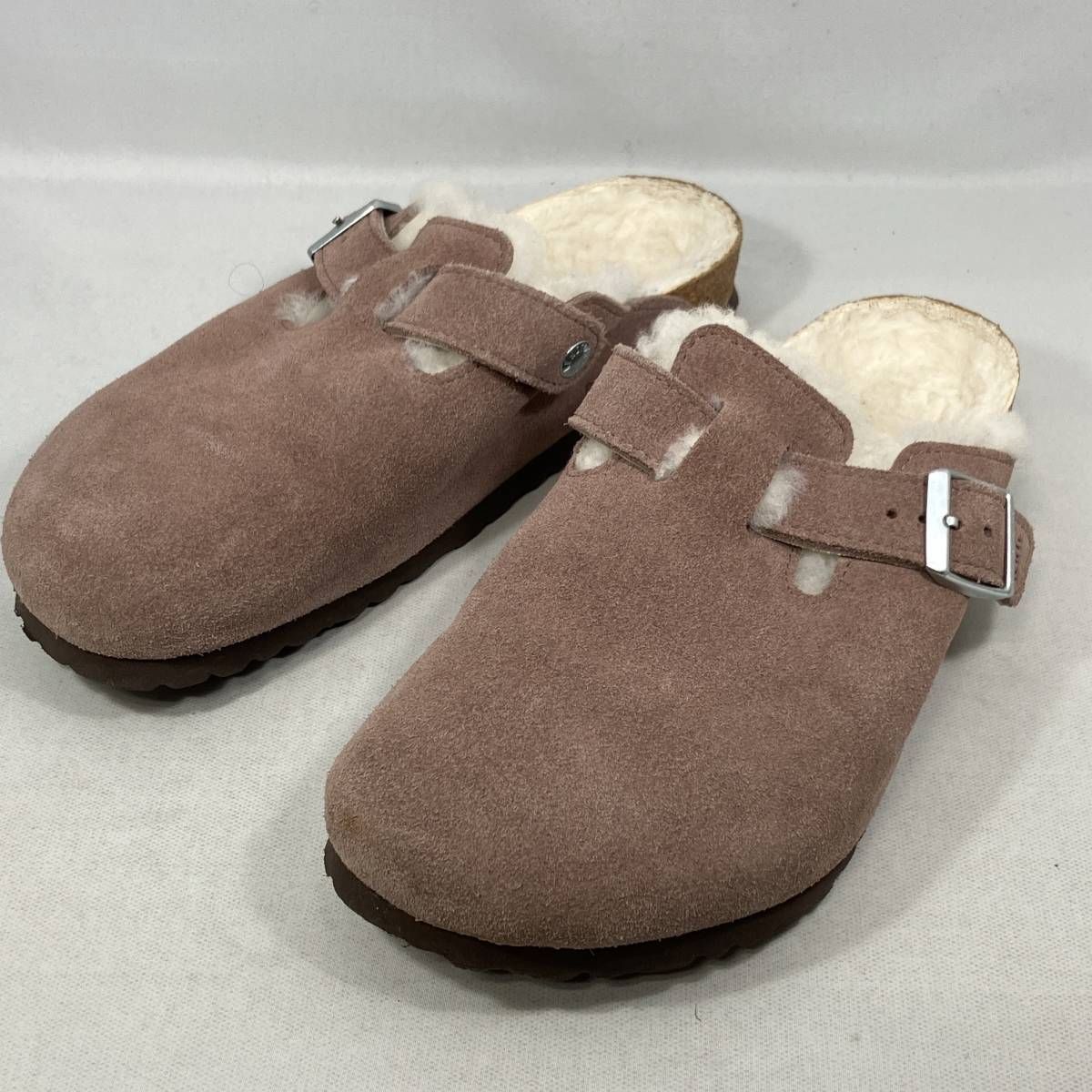 KITH×BIRKENSTOCK スエード 内ボア ローズピンク41 サンダル 26.5cm