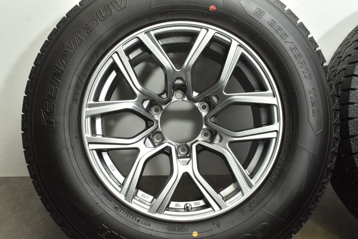 バリ溝 美品】KAZERA H301 17in 8J +20 PCD139.7 グッドイヤー バリ溝 美品】KAZERA H301 17in 8J +20 PCD139.7 グッドイヤー