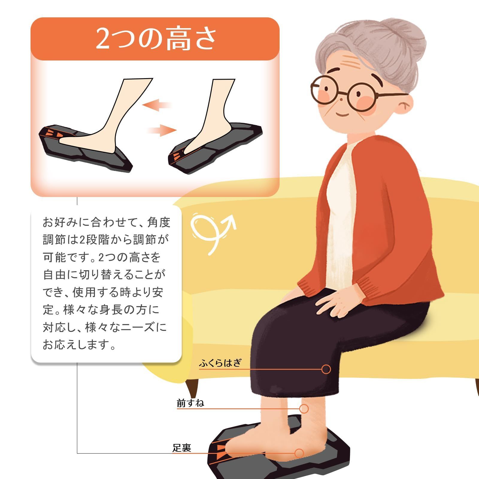 フットマット足裏EMS Foot Fit 足の運動器具足筋トレ 座ったまま LEDパネル EMS フットフィットライト 運動器具 足3種温熱調整機能  2種類のモード 60段階度調整可能 タイミング機能 足トレーニング 操作簡単 収納簡単 男女兼用 敬老 高齢 - メルカリ