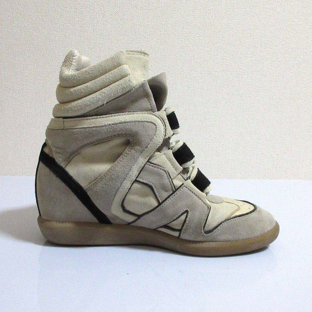 ISABEL MARANT ウェッジブーツ 38 ISABEL MARANT◇ブーツ/38/BRW ウェッジスニーカー｜ISABEL