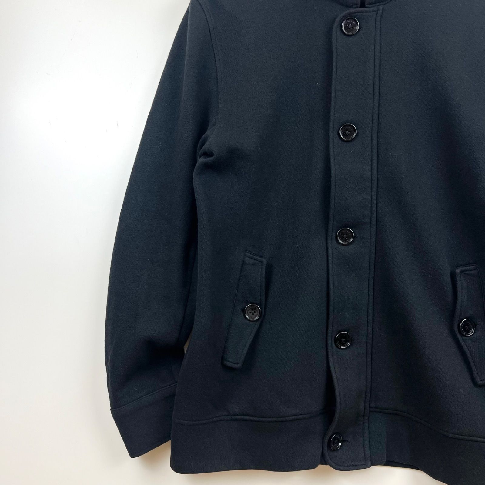 BURBERRY BLACK LABEL 00s y2k shawl collar sweat zip jacket 3 L 
