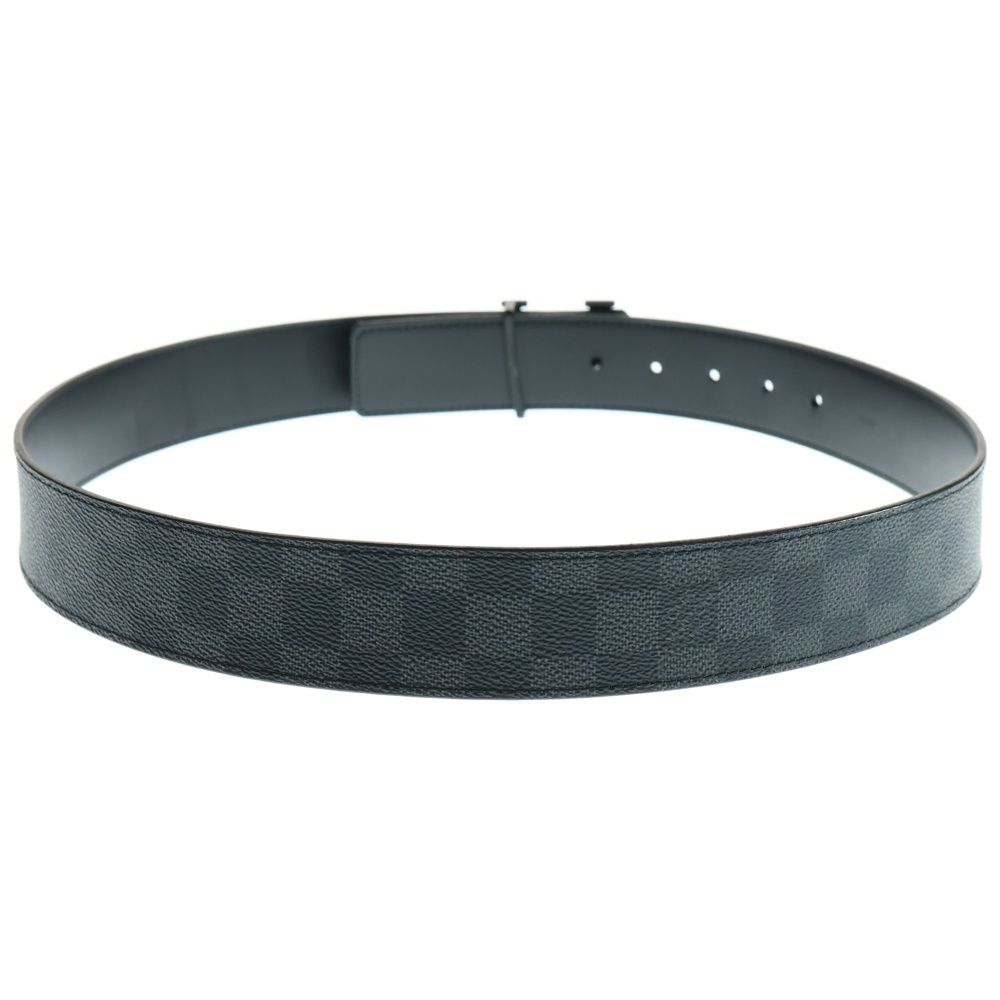 LOUIS VUITTON ルイヴィトン ダミエグラフィット サンチュールLVイニシアル ベルト ブラック M 9808