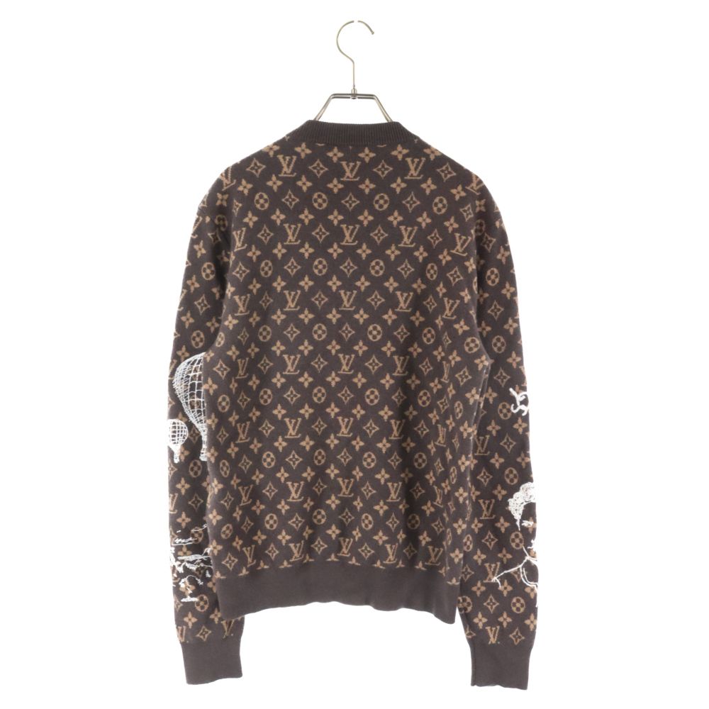 LOUIS VUITTON (ルイヴィトン) 23AW モノグラム総柄クルーネック