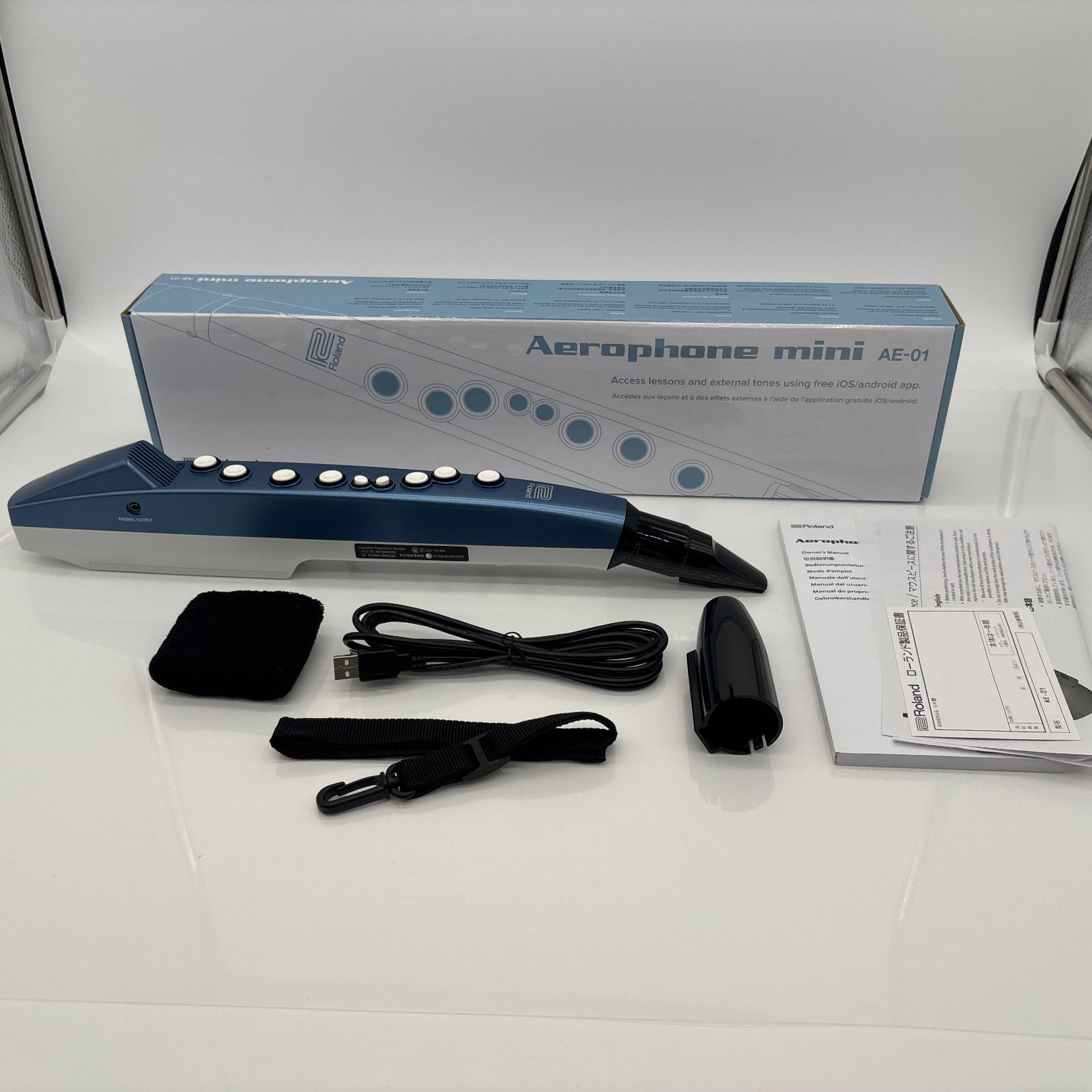 中古美品 Roland エアロフォンミニ AE-01 美品【ROLAND ローランド】エアロフォンミニ Aerophone mini AE-01