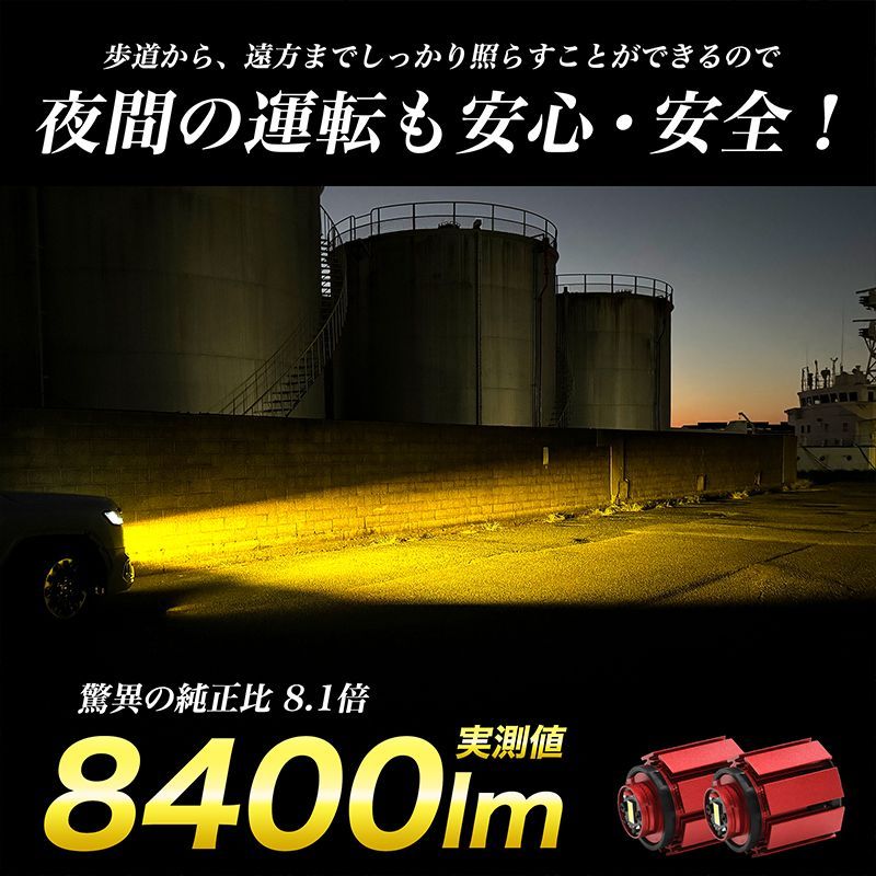 VELENO LEDフォグランプ 7800lm 2灯セット　L1B Amazon | VELENO フォグランプ LED L1B 7800lm ホワイト 爆光