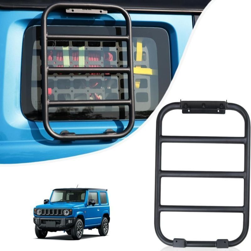 ジムニー JB64 JB74対応 窓用サイドラダー 荷物固定＆車外収納拡張に便利 おすすめ注目 ZZ520