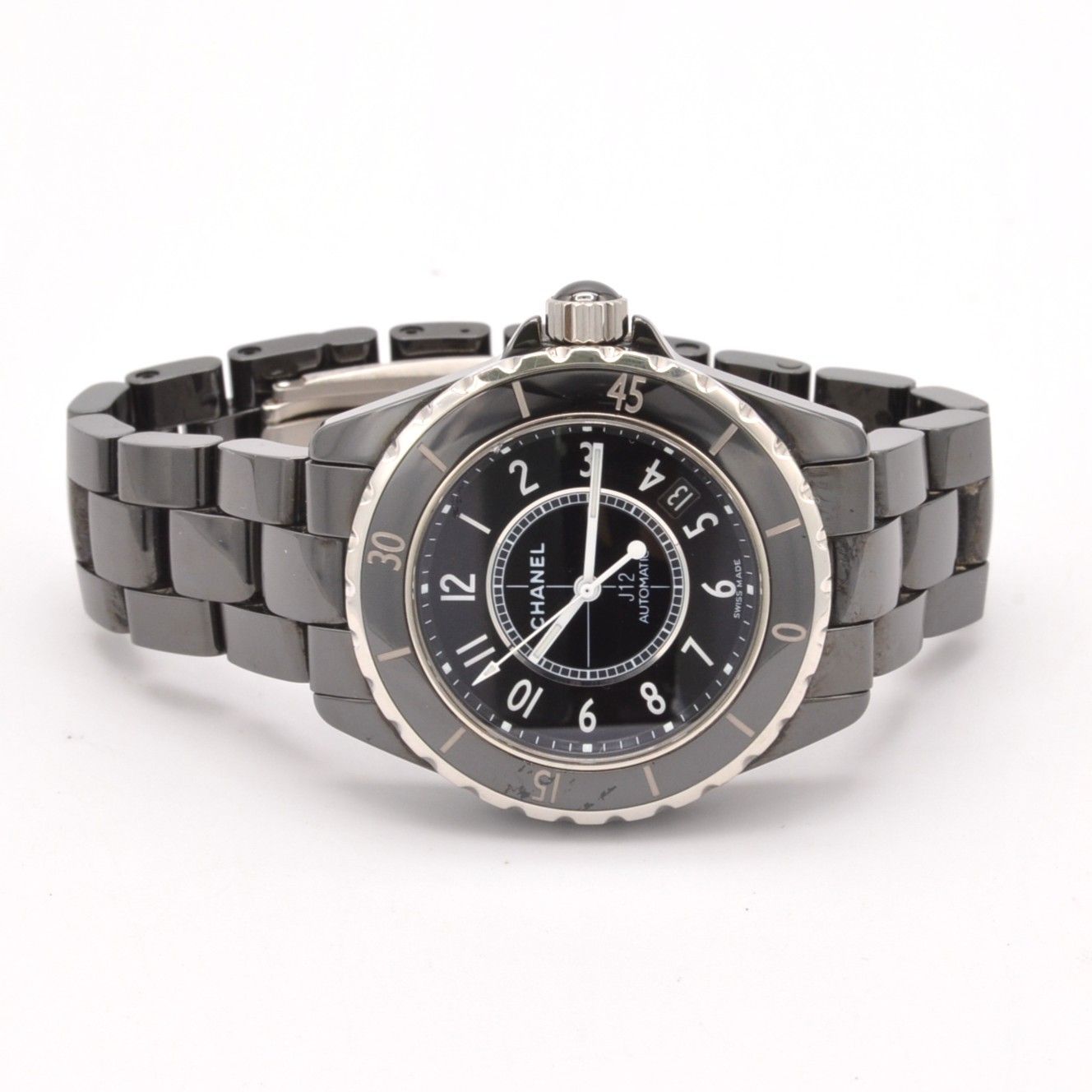 CHANEL シャネル J12 メンズ腕時計 自動巻き ブラックセラミック 高級