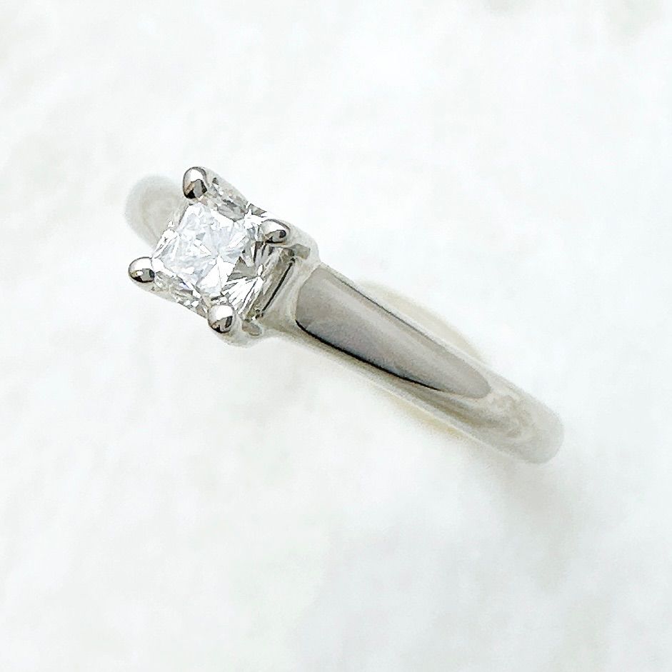 Tiffany＆Co. ルシダ ダイヤモンド プラチナ リング 約9.5号 U