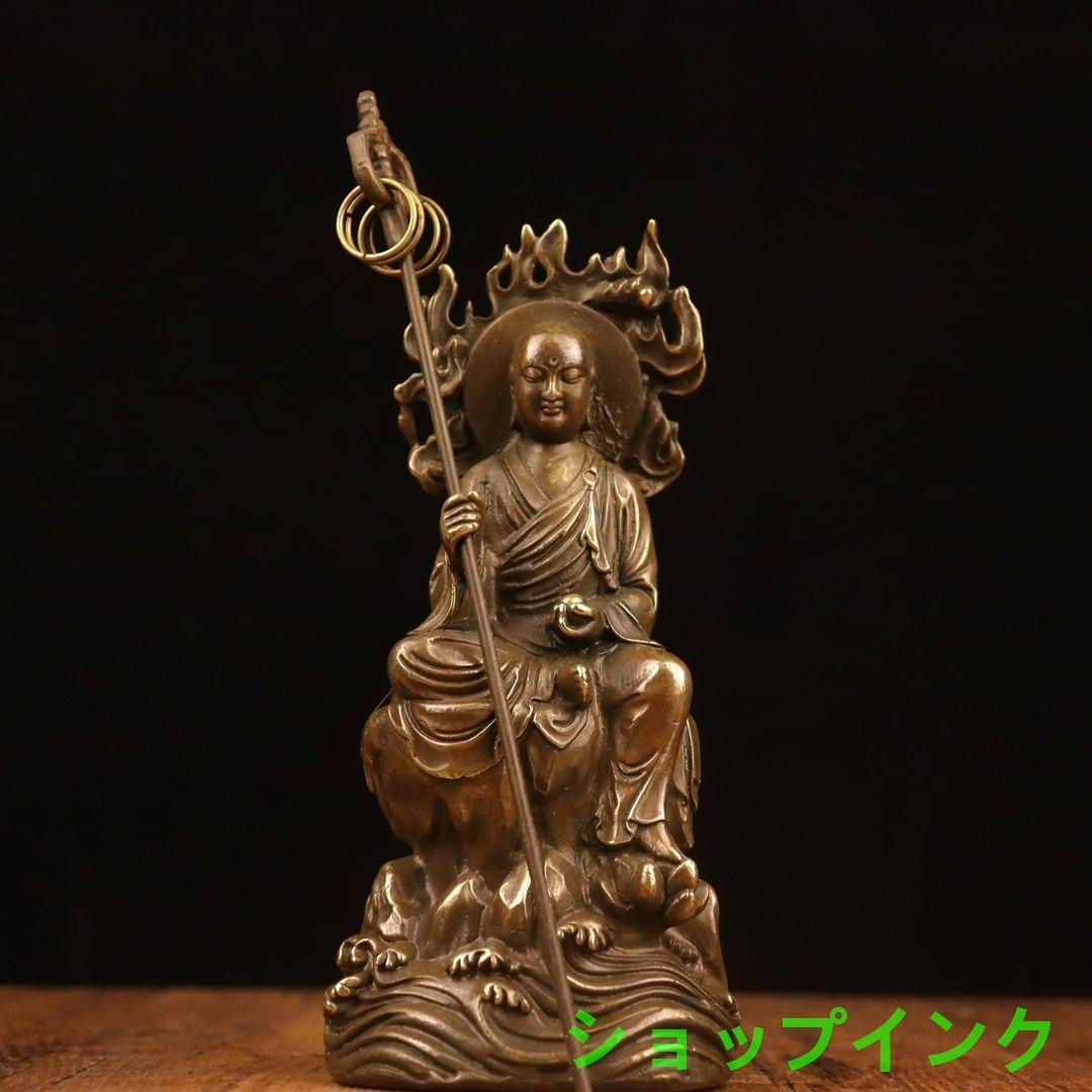 地蔵 菩薩 観音 銅製 仏像 彫刻 置物 開運 風水 地蔵 菩薩 観音 銅製 仏像 彫刻 置物 開運 風水 - メルカリ