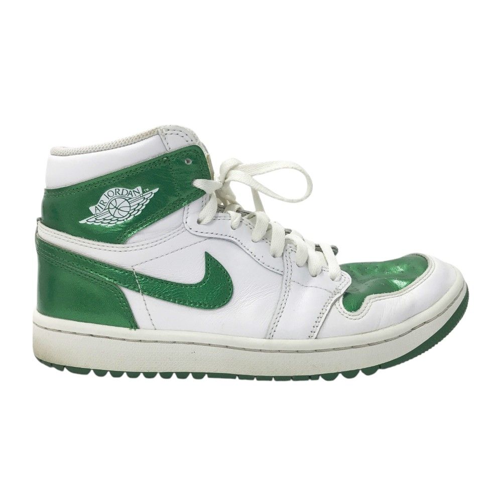 NIKE GOLF ナイキゴルフ AIR JORDAN 1 HIGH GOLF DQ0660-130 スパイクレス ゴルフシューズ  グリーン系 25.5 [240101432701] ゴルフウェア メンズ ストスト エア ジョーダン 1 ナイキ エアジョーダン ハイ ゴルフ NIKE AIR