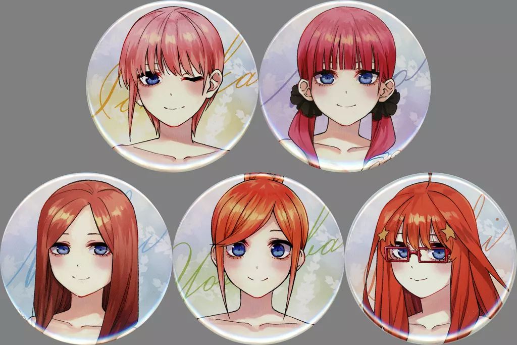 中古】バッジ・ピンズ [単品] 集合 缶バッジ5個セット 「CD 五等分の