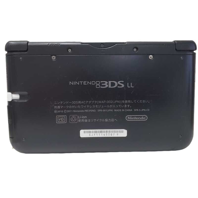 Nintendo 3DS LL ブラック ソフト10本付 中古 ジャンク 動作未確認  