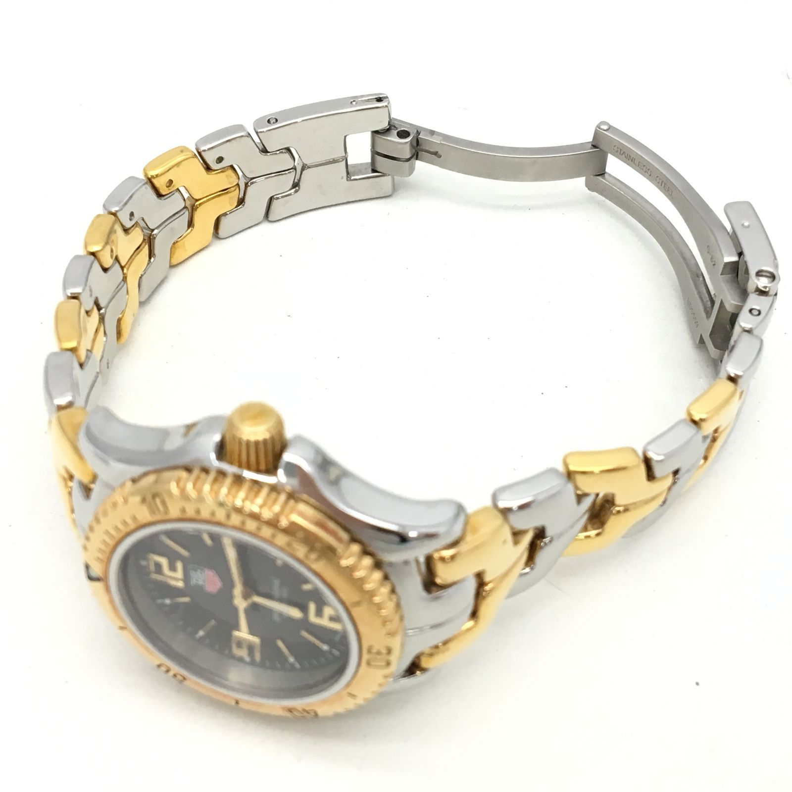 タグホイヤー 腕時計 18K ゴールド×シルバー 稼働品 10-804