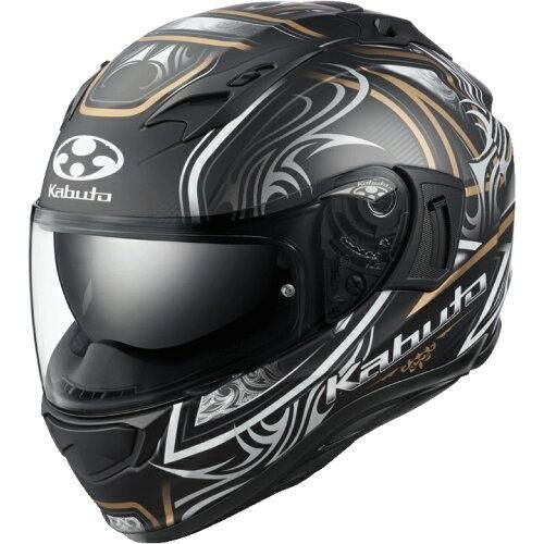 【新品・2営業日で発送】カブト OGK KAMUI-3 JAG(ジャグ) フラットブラックゴールド XS