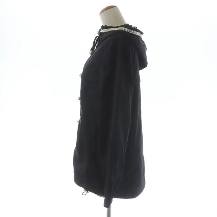 美品】yukiemon ユキエモン ゴージャスブルゾン ブラック(M) - メルカリ
