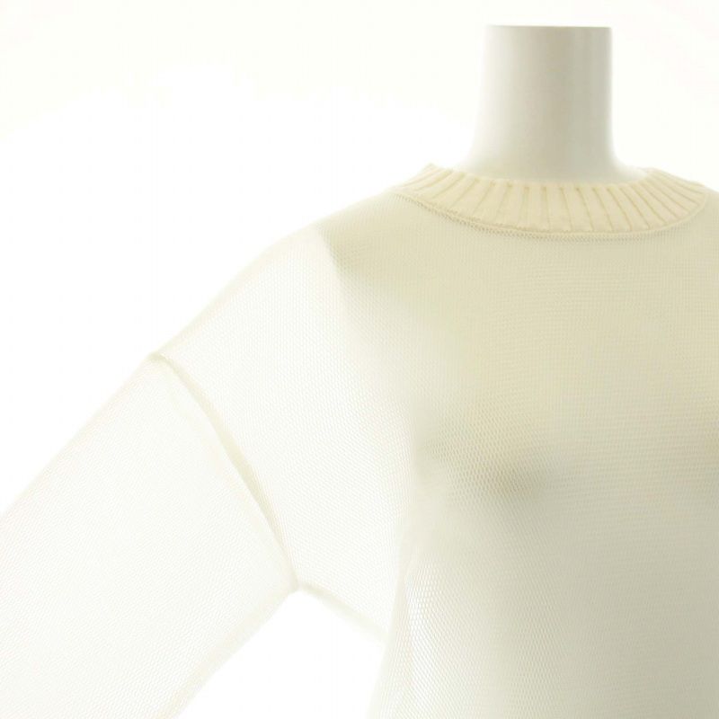 アンスリード UN3D. 19SS メッシュニットトップ セーター クルーネック