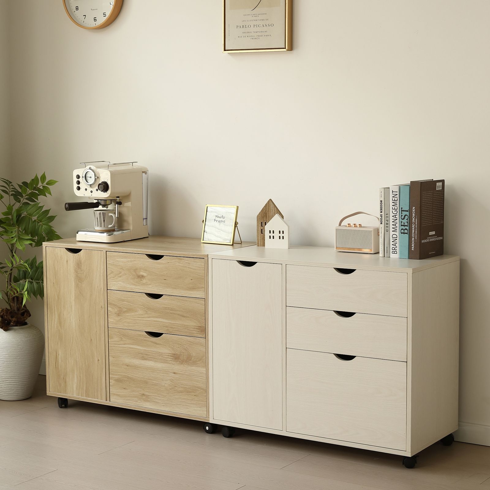キャビネット幅80 北欧 サイドボード チェスト キャスター付き 引き出し 3段 楽天市場】キャビネット 木製 おしゃれ 北欧 幅80 チェスト キャスター