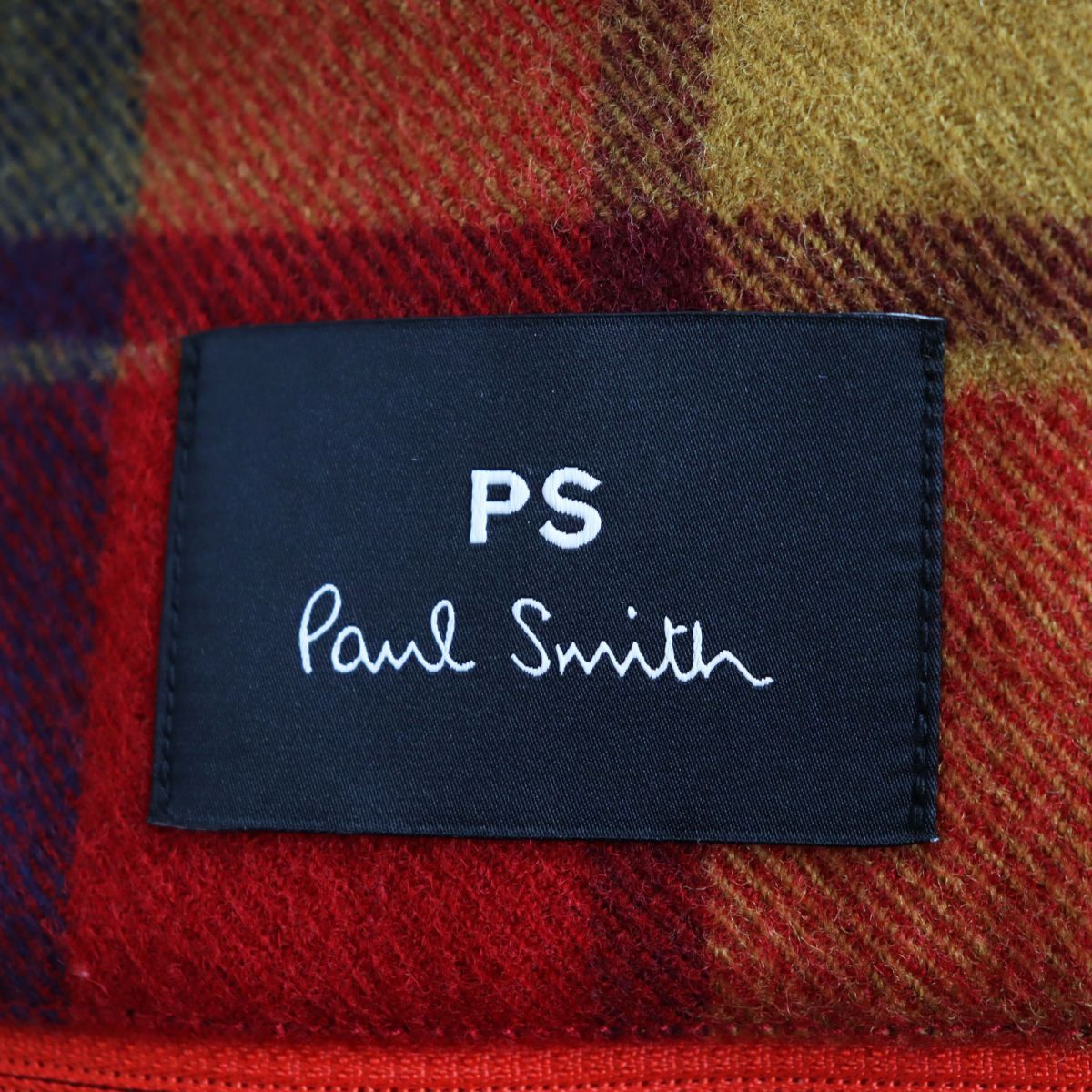 極美品○PS Paul Smith ポールスミス ウール100％ タータンチェック柄 