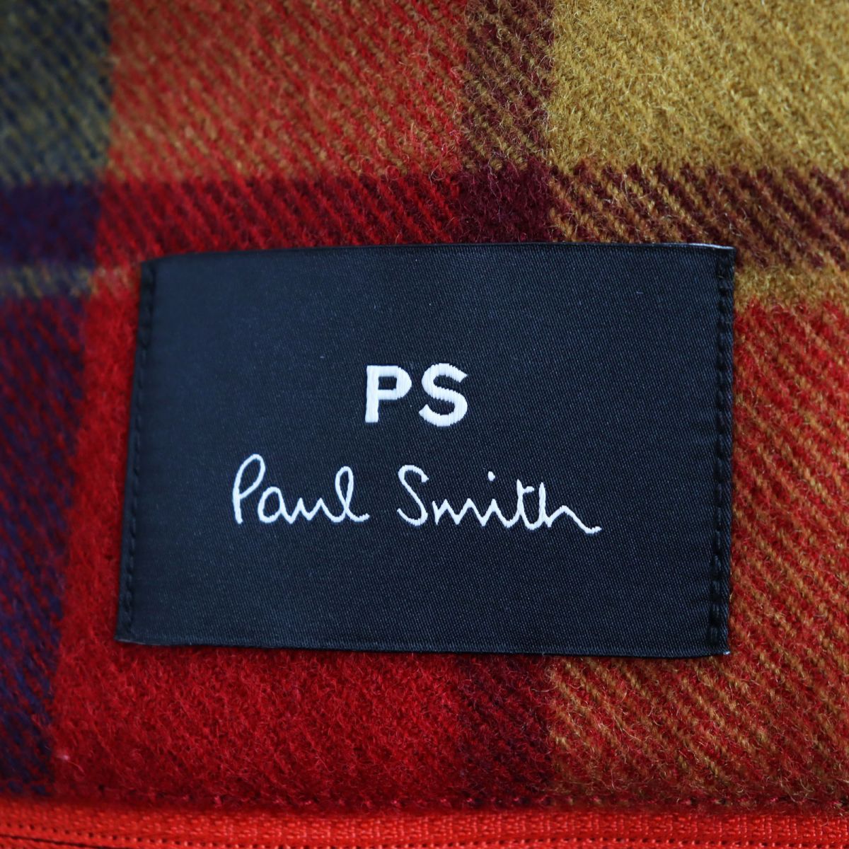 極美品○PS Paul Smith ポールスミス ウール100％ タータンチェック柄