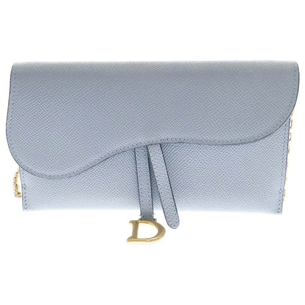 新品未開封Christian Diorディオールサドルウォレットクラウドブルー