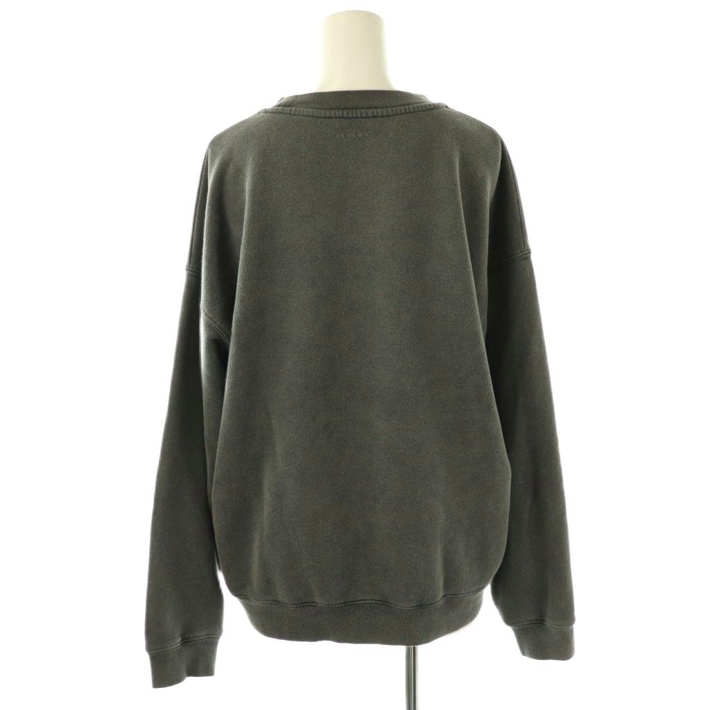 アニンビン ANINE BING 24AW SPENCER SWEATSHIRT SPOTTED スウェット トレーナー プルオーバー グレー CX OS