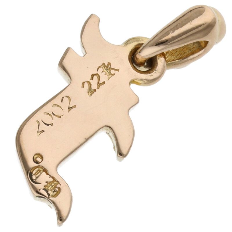 クロムハーツ 22K ALPHABET CHARM P/D/アルファベットチャーム Fイニシャルチャーム/PAVEダイヤネックレストップ メンズ -  メルカリ