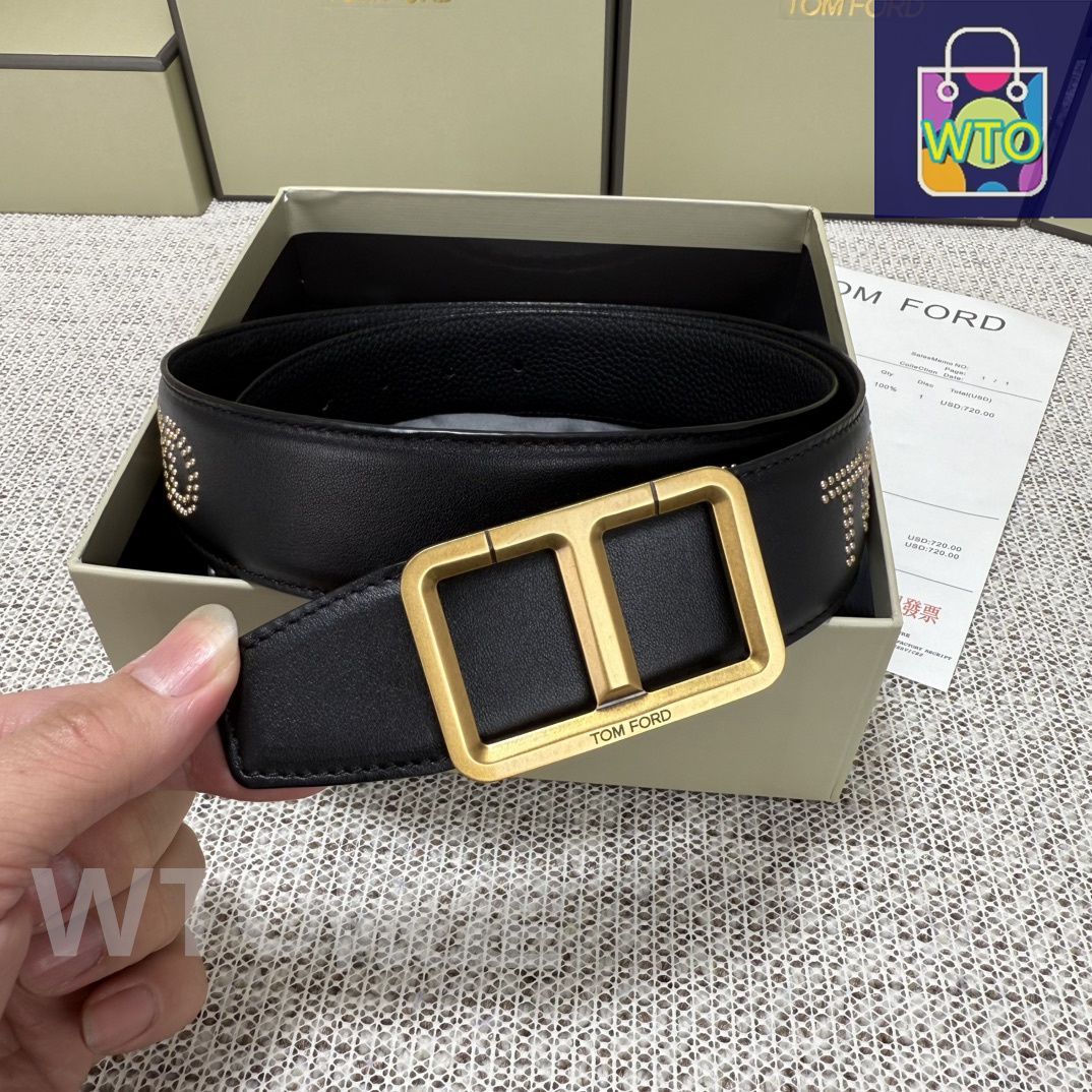 トムフォード　ベルト　空箱 今日特価】Tom Ford トムフォード ダブルフェイス頭層牛皮ベルト