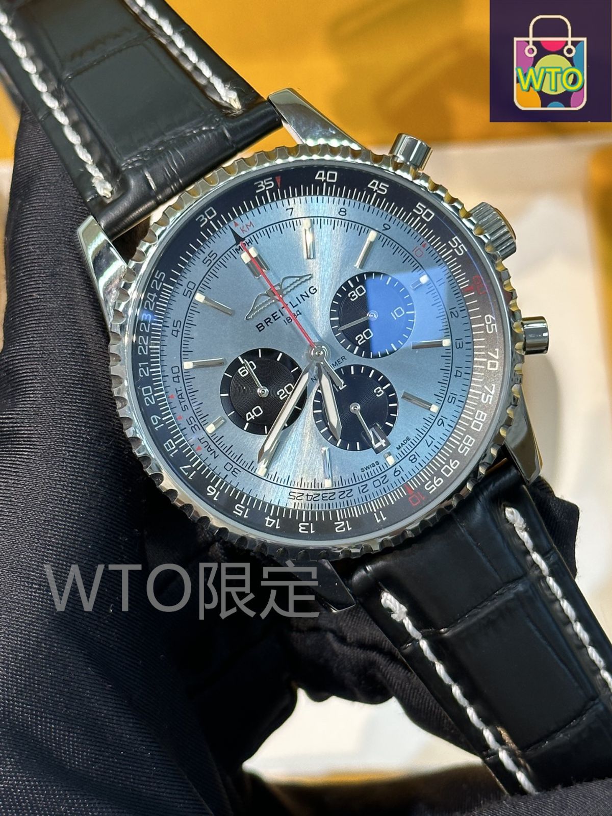メンズ　ナビタイマー　クォーツ時計 今日WTO】Breitlingブライトリングナビタイマーシリーズ スイス