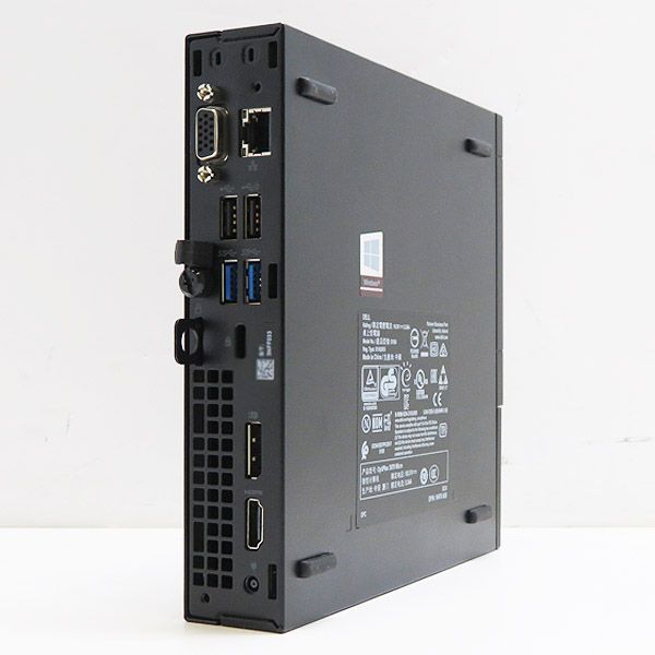 DELL/デル OptiPlex 3070 Micro / 第9世代 Core i7-9700T/8GB