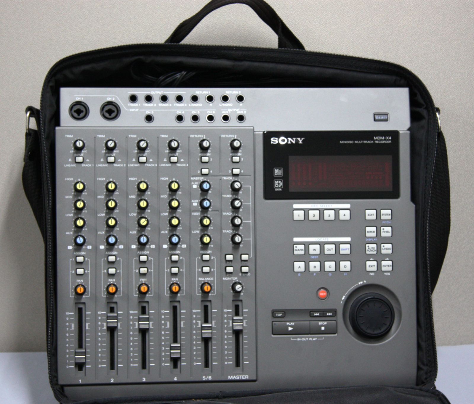 SONY MINIDISC MULTITRACK RECORDER MDMX4 ジャミロクワイソフトケース付 メルカリ