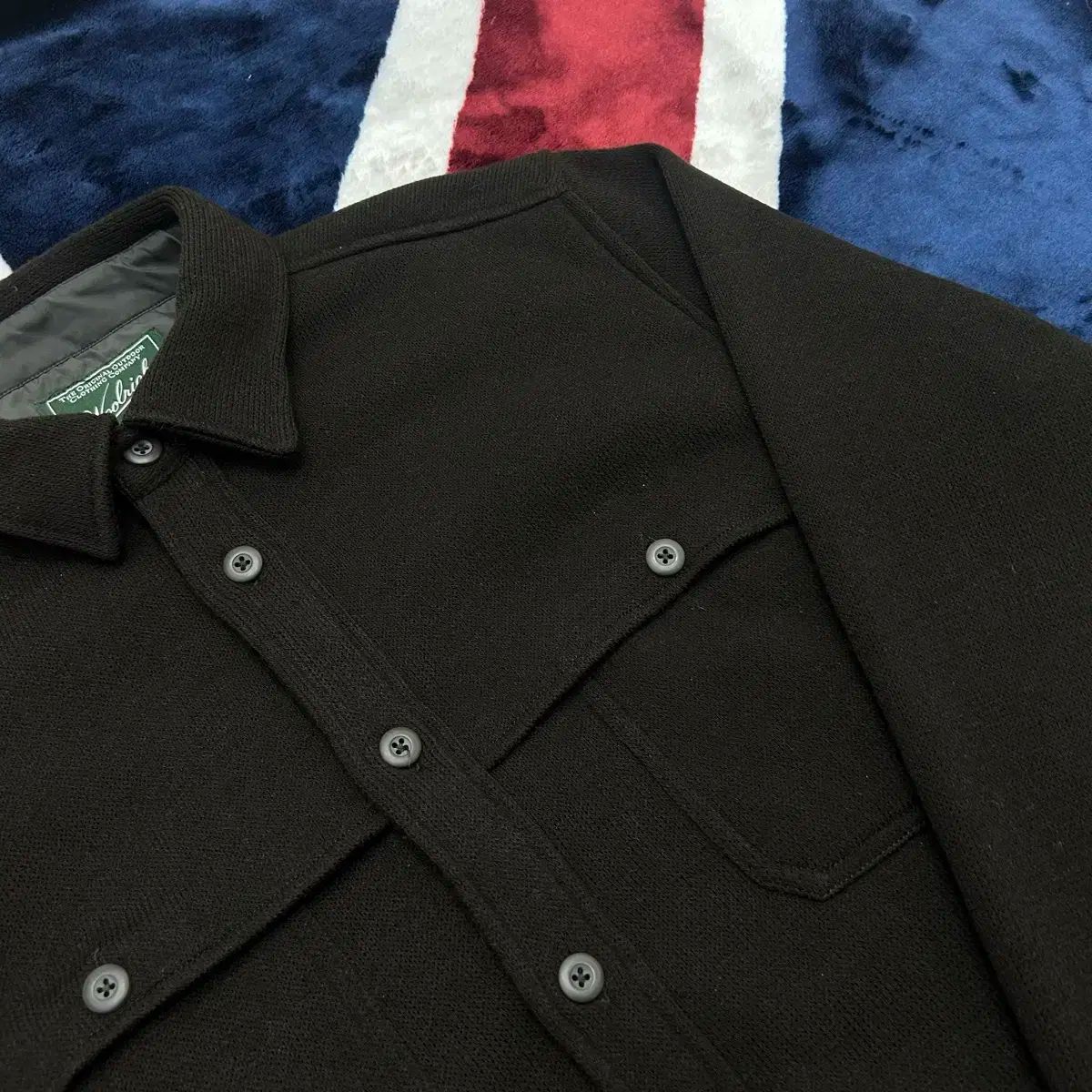 M WOOLRICH(ウールリッチ) ヘビーウール ツーポケット シャツ/ダークブラウン