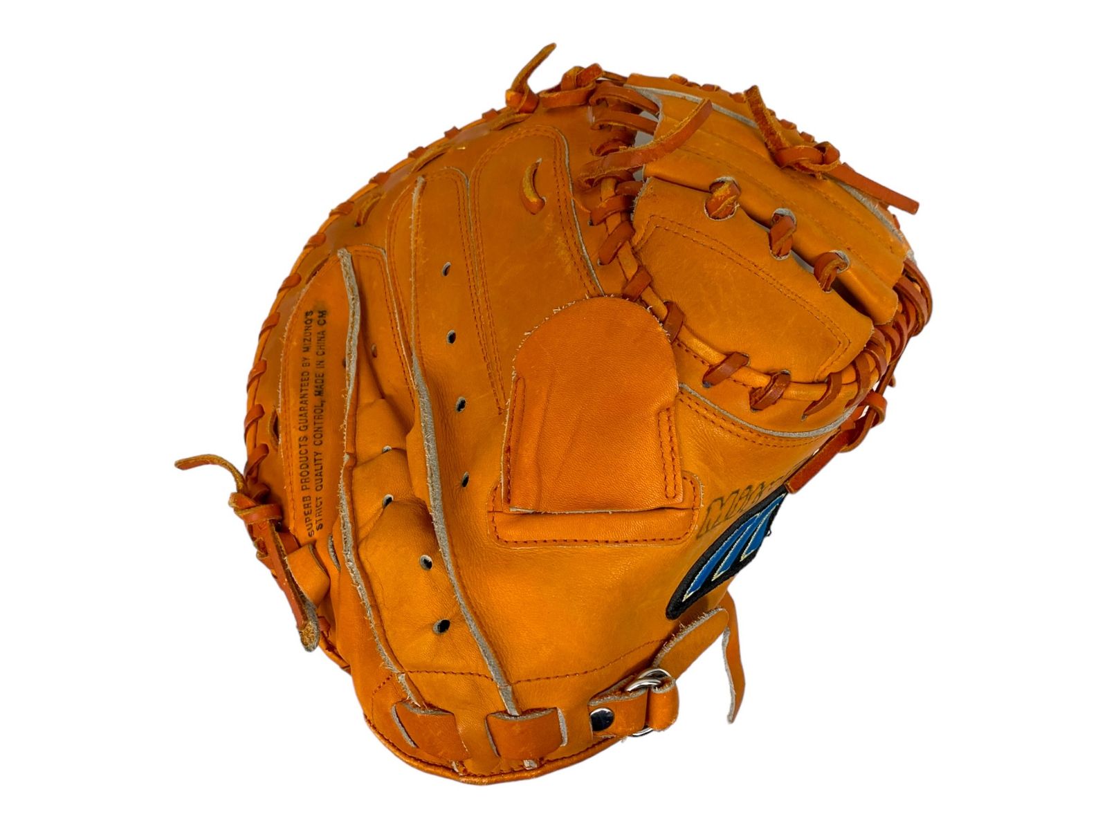 Mizuno 軟式キャッチヤーミット BuwLeague黒/オレンジ Mizuno 軟式