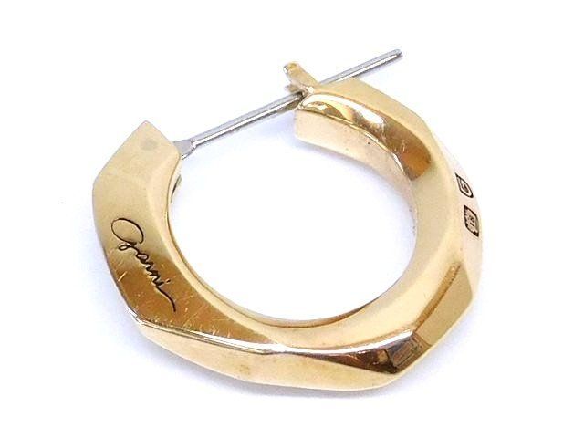 定価115 500円 ガルニ GARNI K10 Crockery Pierce - L ピアス 片耳用 イエローゴールド メンズ レディース □7I