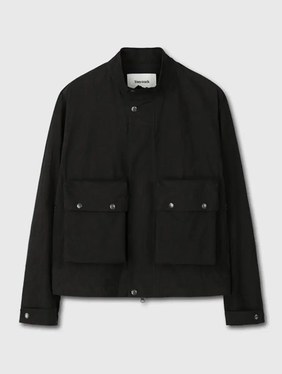 L TONYWACK ユーティリティー ポケット ジップ ジャケット 黒