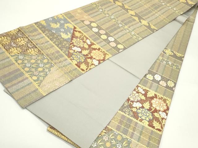 専用帯822 ●やまと誂製 高級 正絹 唐織 六通 袋帯 華文 花文 専用帯822 ○やまと誂製 高級 正絹 唐織 六通 袋帯 華文 花文