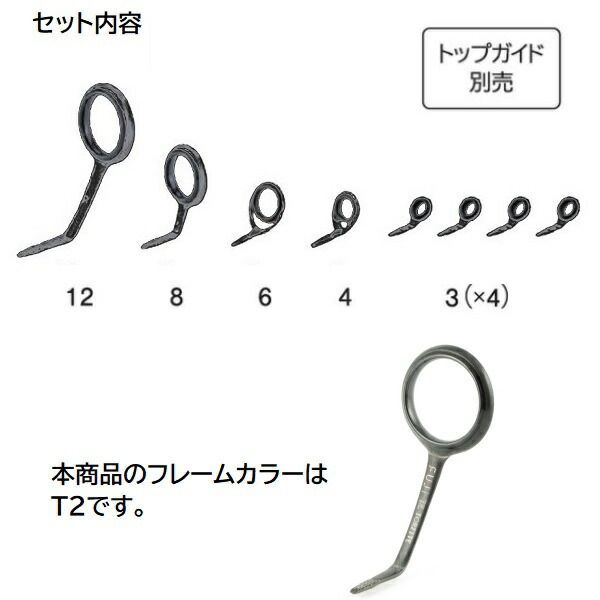 富士工業 ガイド T2-ATTG128 チタン TORZITE ガイドセット T2
