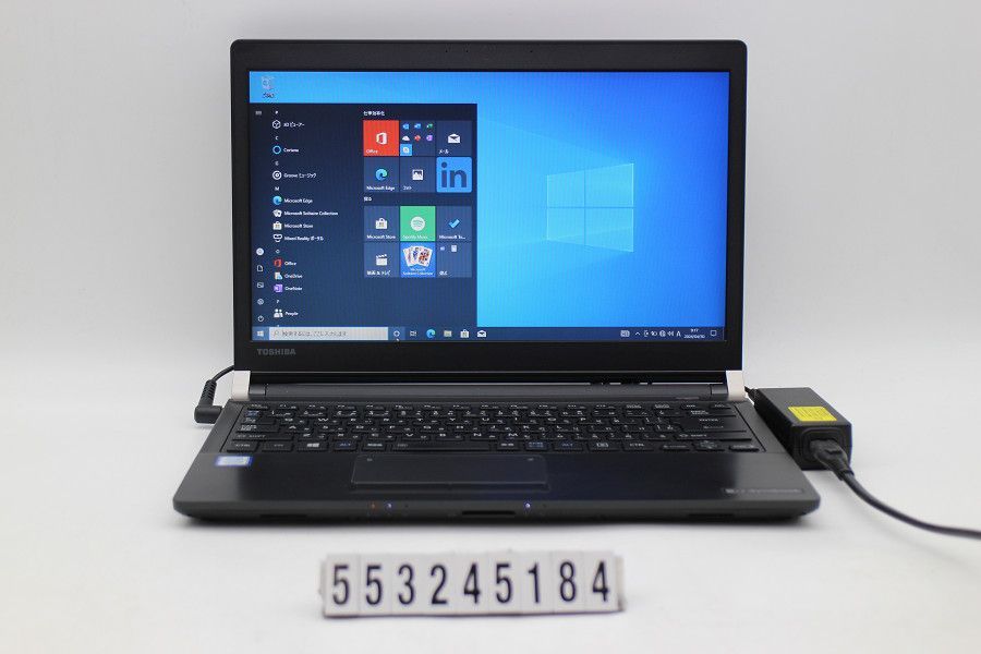 東芝 dynabook R73/J Core i5 7200U 2.5GHz/8GB/256GB(SSD)/Multi/13.3W/FWXGA(1366x768)/Win10 【553245184】