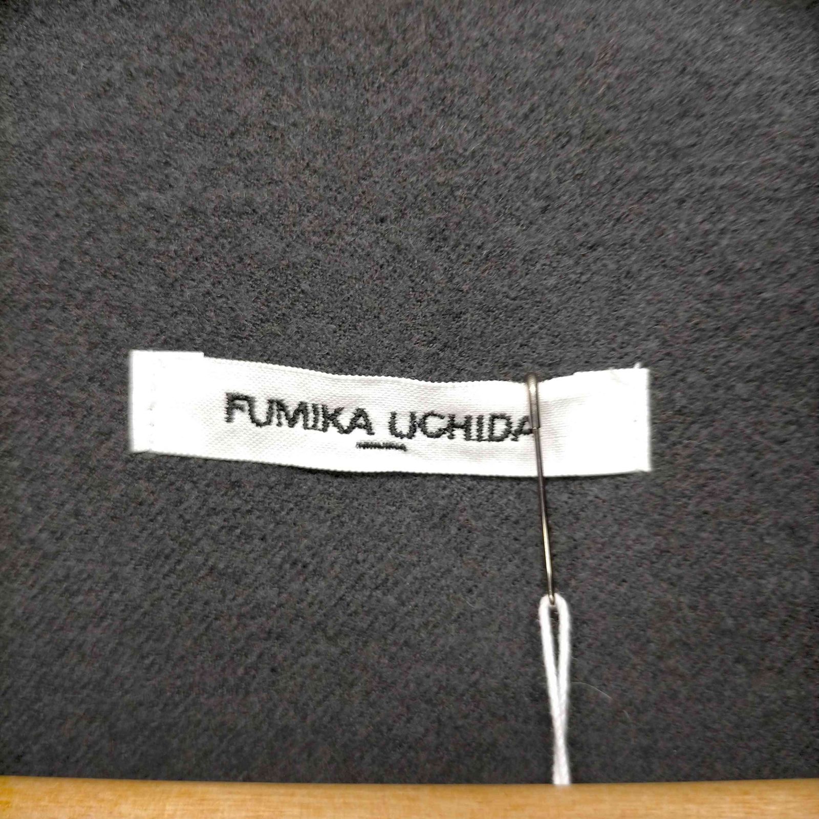 フミカウチダ FUMIKA UCHIDA ウール ボトルネック デザインジャケット 