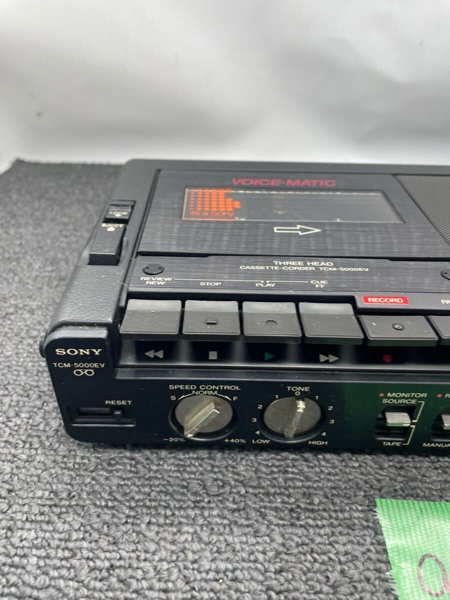 価格交渉可！ ② SONY TCM-5000EV デンスケ 電源OK 動作未確認 通電OK】SONY デンスケ TCM-5000EV📼 ポータブルカセット
