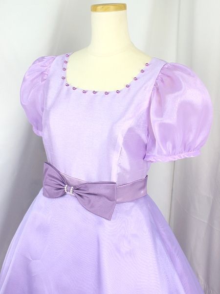 ゆめりすと ビクトリア ライラック パフスリーブ 155 1着 品