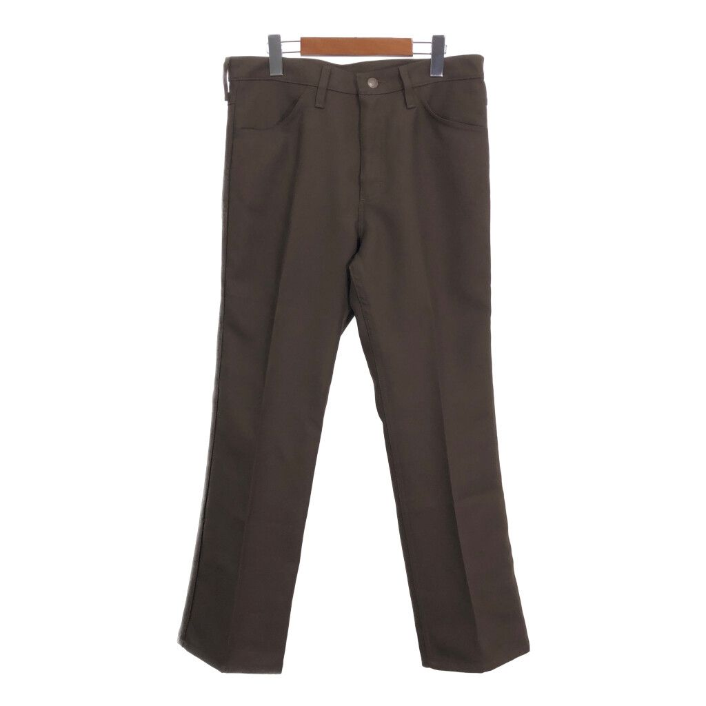 Wrangler ラングラー ランチャードレスジーンズ ブラウン (メンズ W34 L31)  古着 R4731