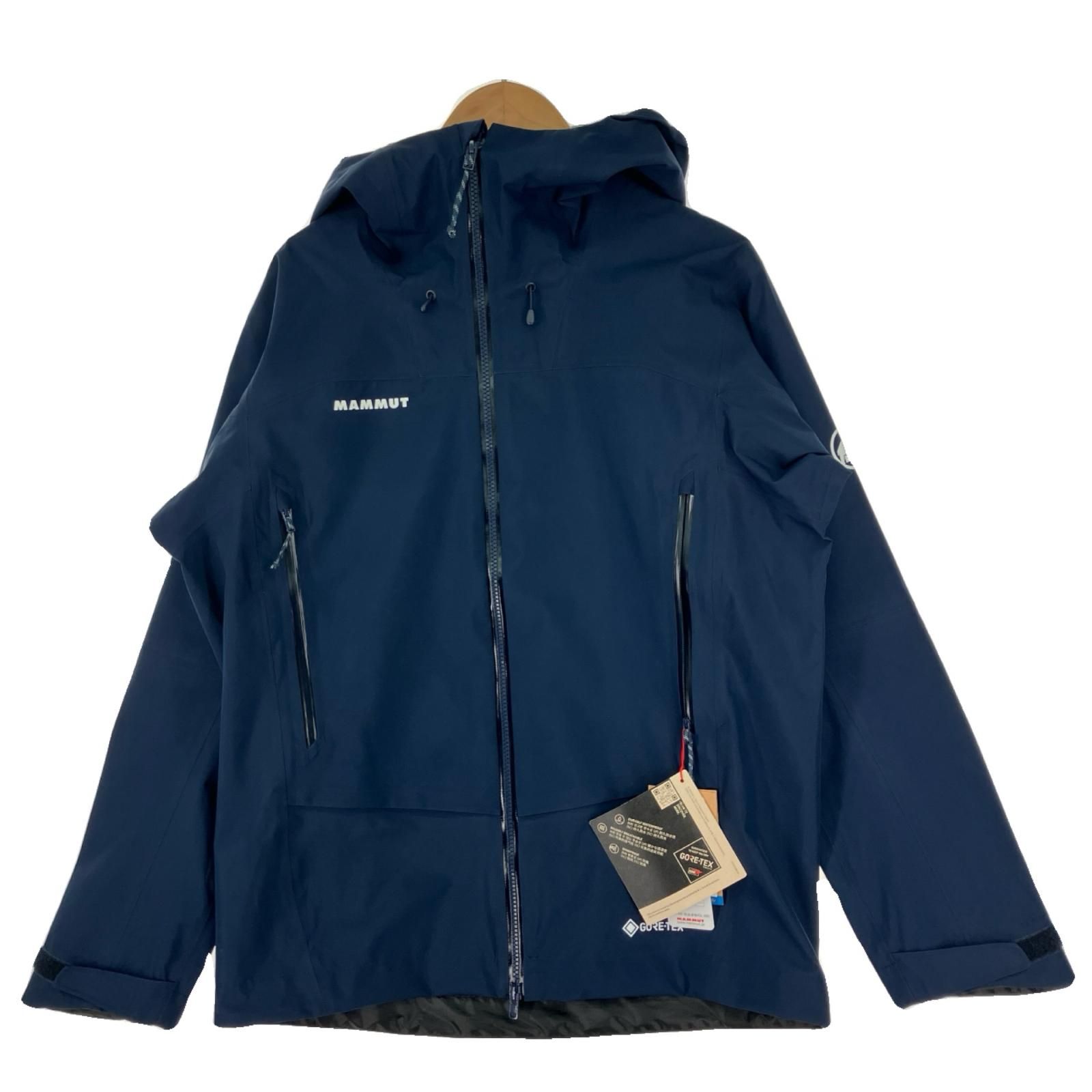 $$ MAMMUT マムート アルパインガイド ハードシェルフーデッドジャケット ネイビー M 1010-31330 ネイビー