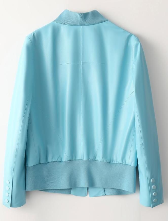 レディース 本革 ラムレザージャケット ラムレザー ハーフ丈コート GULLKHAN_COM